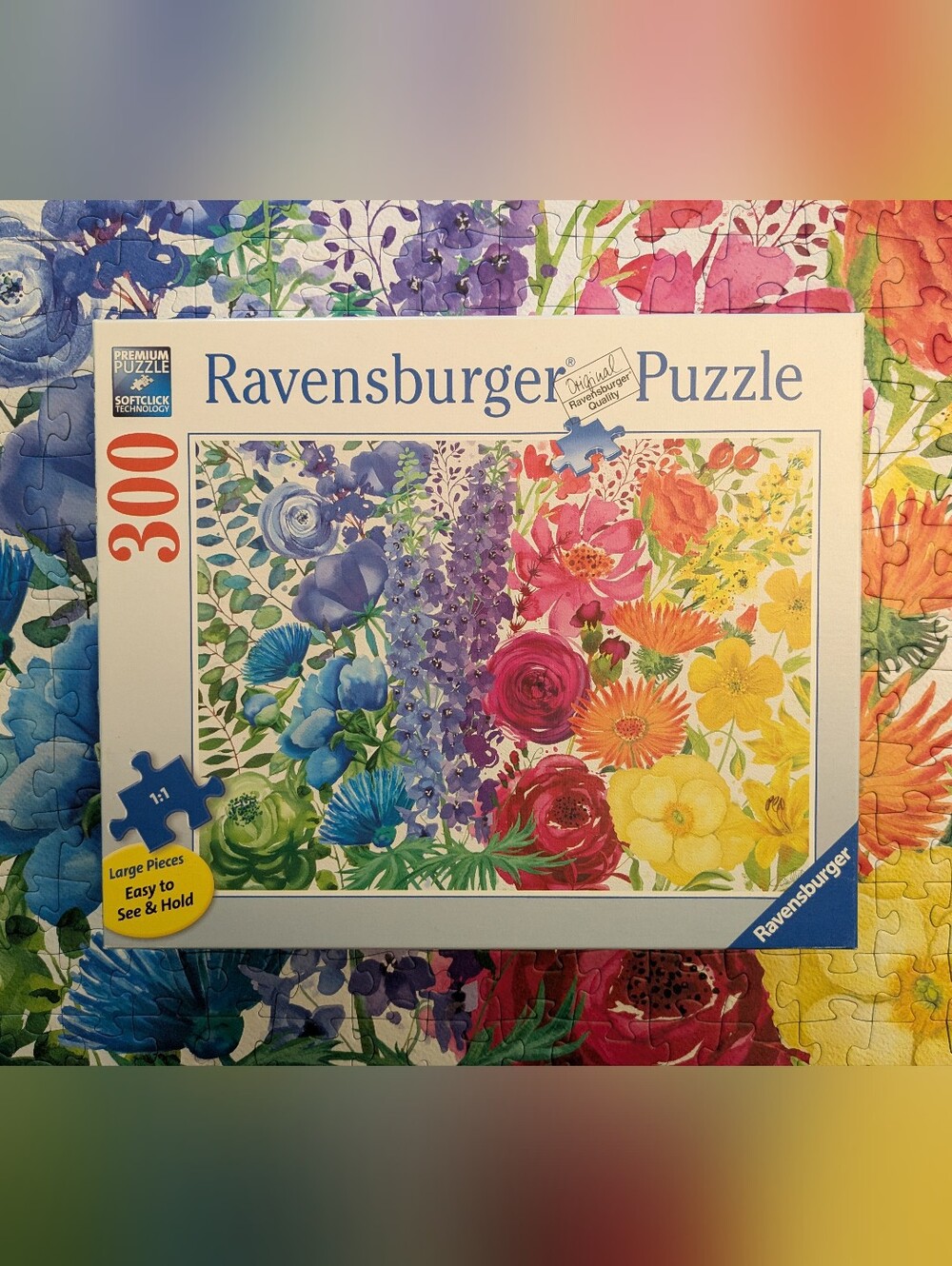 Ravensburger Floral Watercolor 300 Piece Puzzle